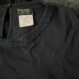 Chanel Tweed Collar Tshirt